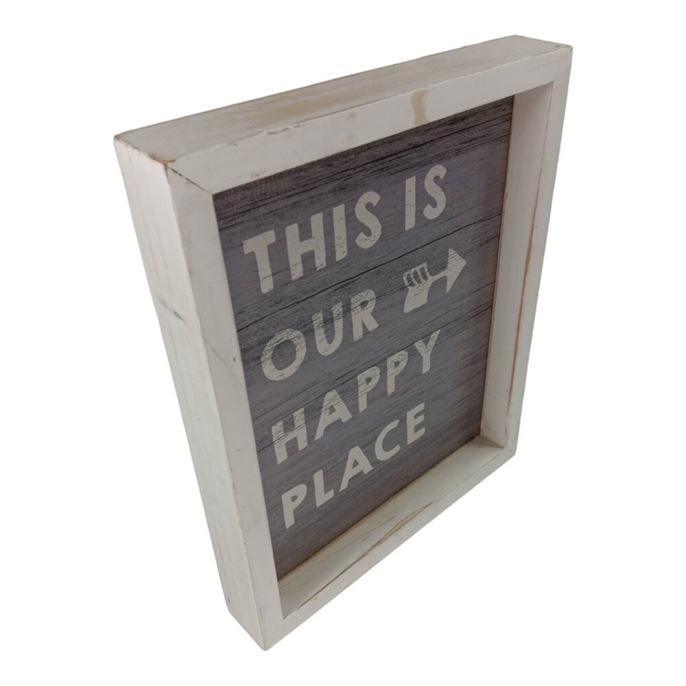 This Is Our Happy Place Wall Sign, Table Or Ledge Display-Home decor - Picture 3 of 8